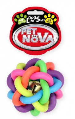 Pet Nova TPR bellball XL piłka pleciona 10,5cm