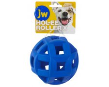 JW Pet Hol-ee Roller X wytrzymała piłka z naturalnej, grubej gumy 12cm